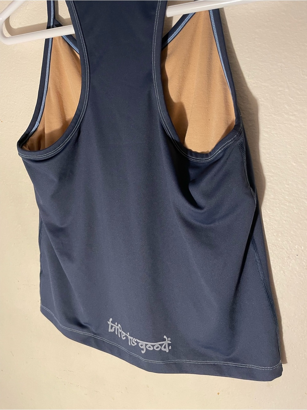 Life Is Good Navy Blue Performance Tech Tank - Picture 2 of 2